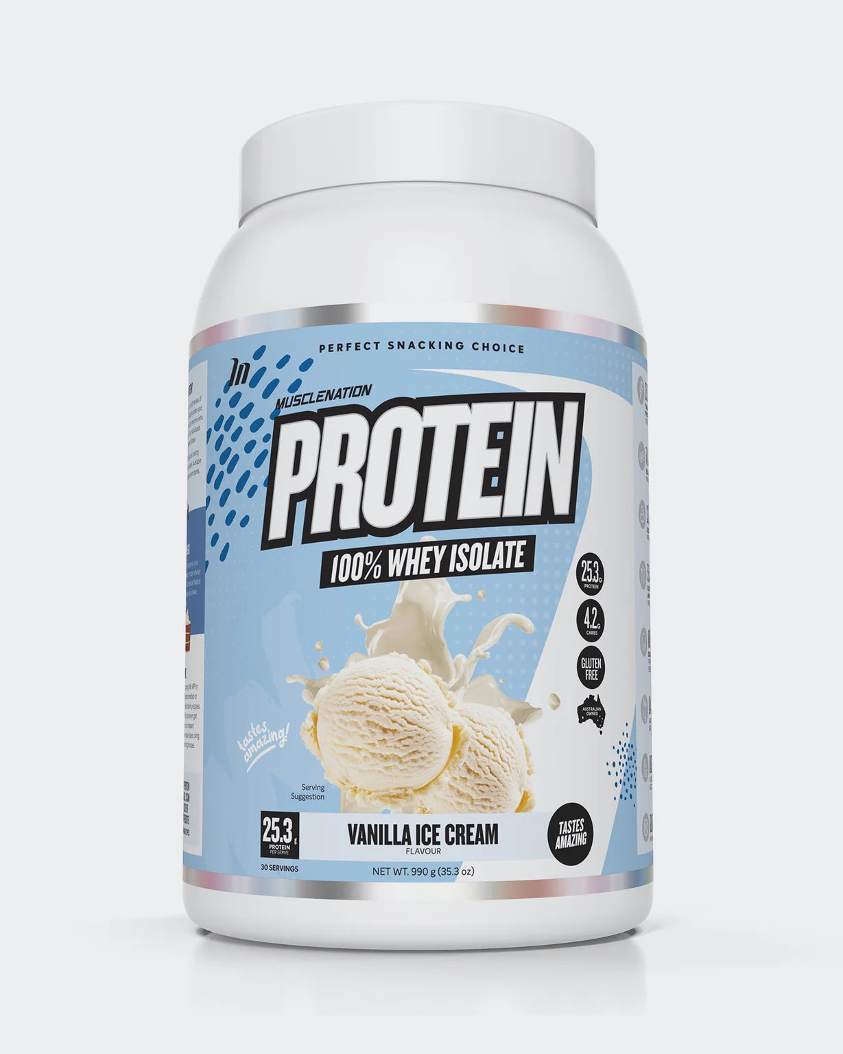 MUSCLE NATION - 100% WHEY ISOLATE PROTEIN POWDER (30 SERVES)