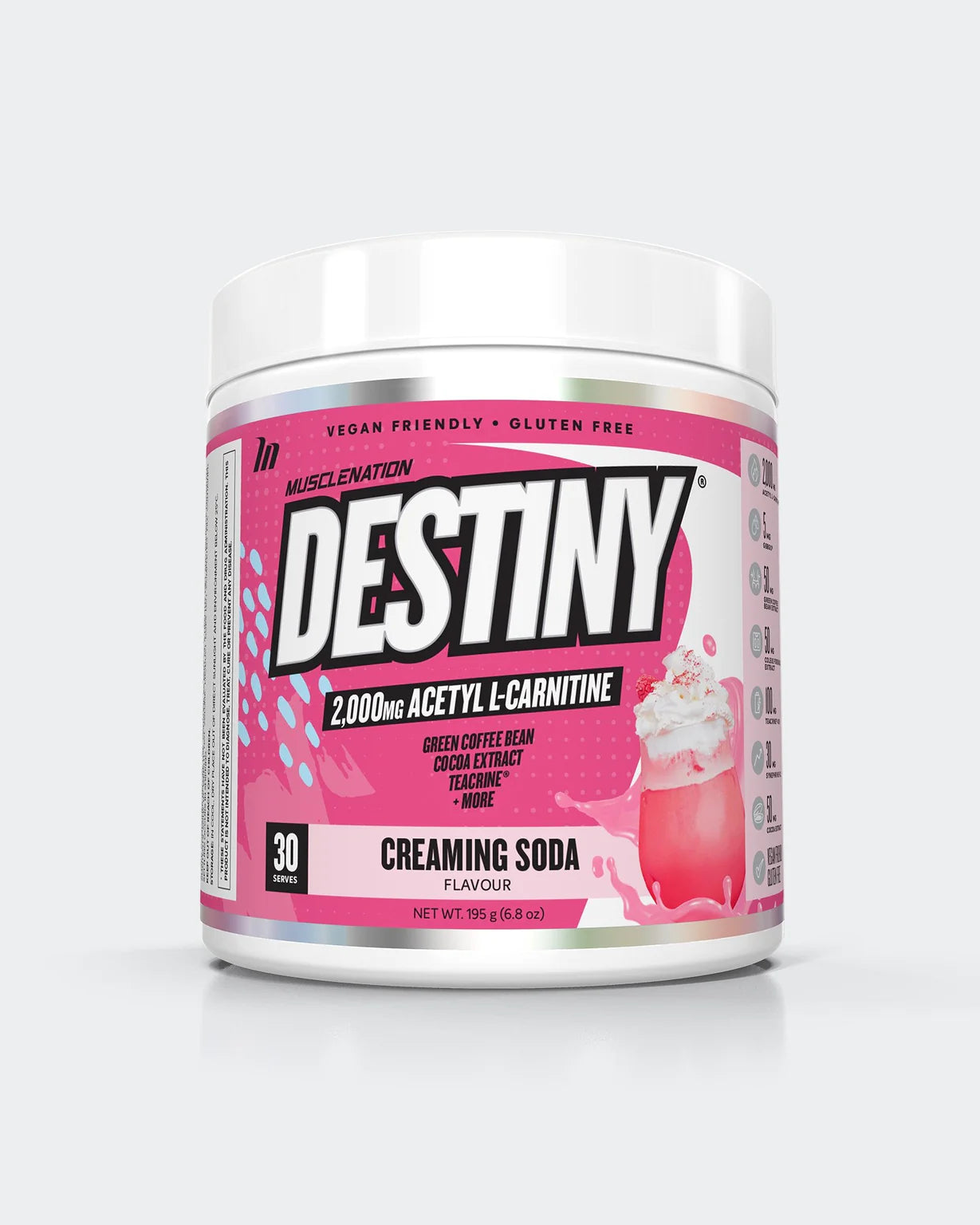 MUSCLE NATION DESTINY FAT BURNER (30 SERVE)