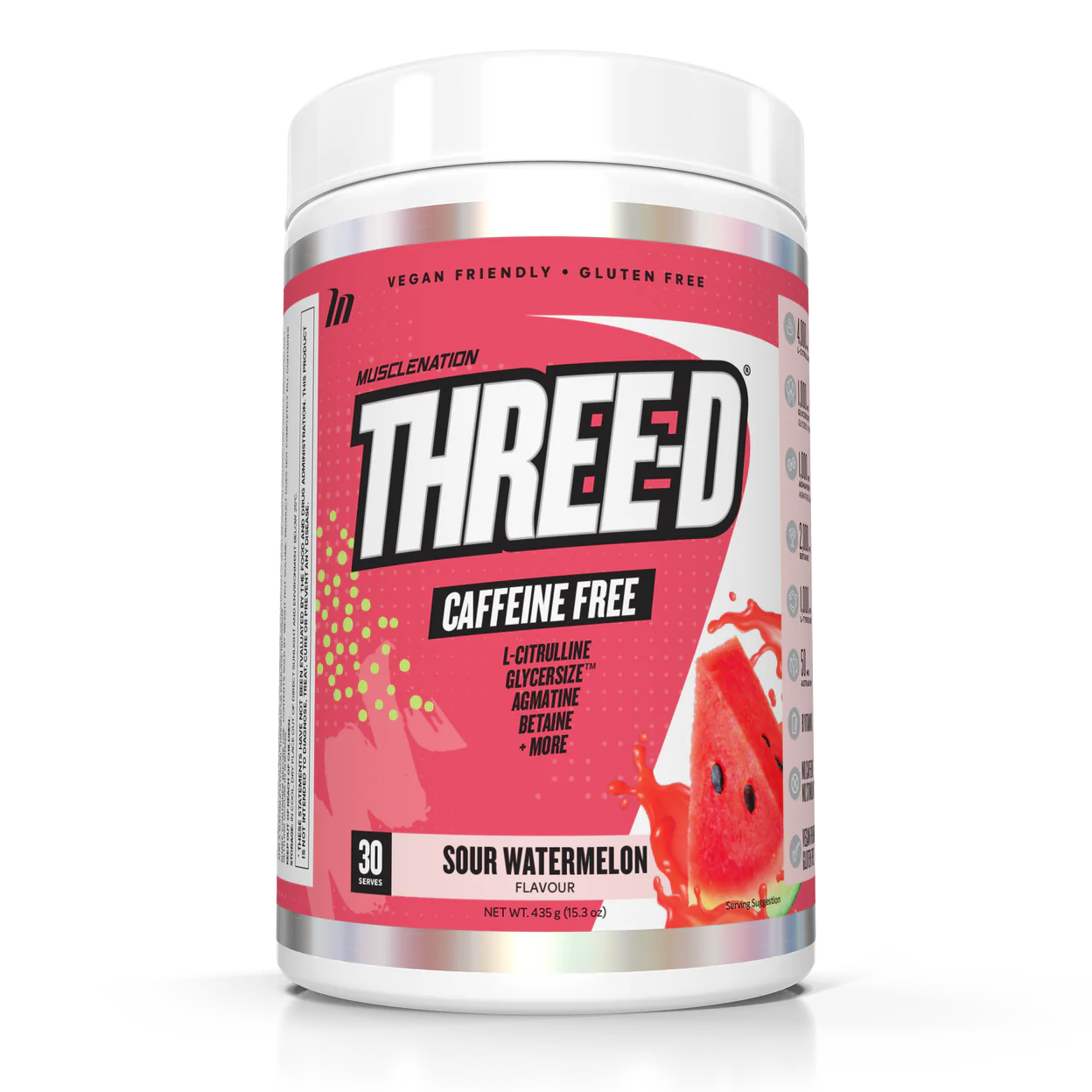 MN THREE-D NON STIM PRE WORKOUT (30 Serve)