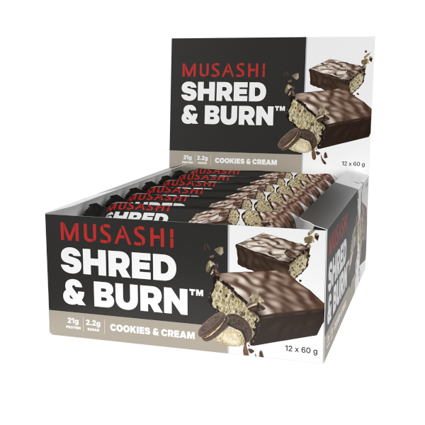 Musashi Shred & Burn Bar (60g)