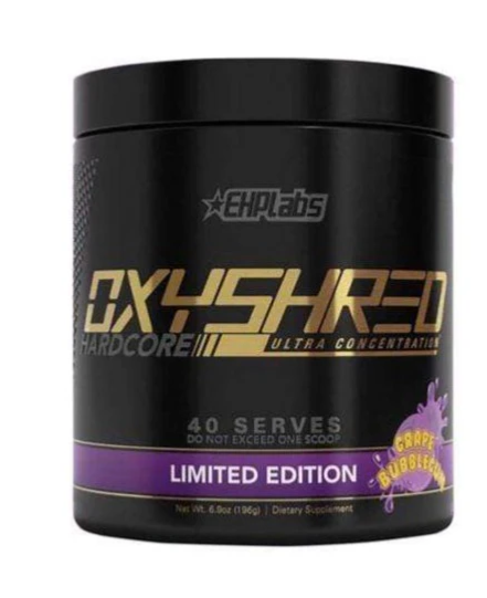 EHP Labs OxyShred Hardcore Ultra Concentration Fat Burner – NZPHYSIQUE