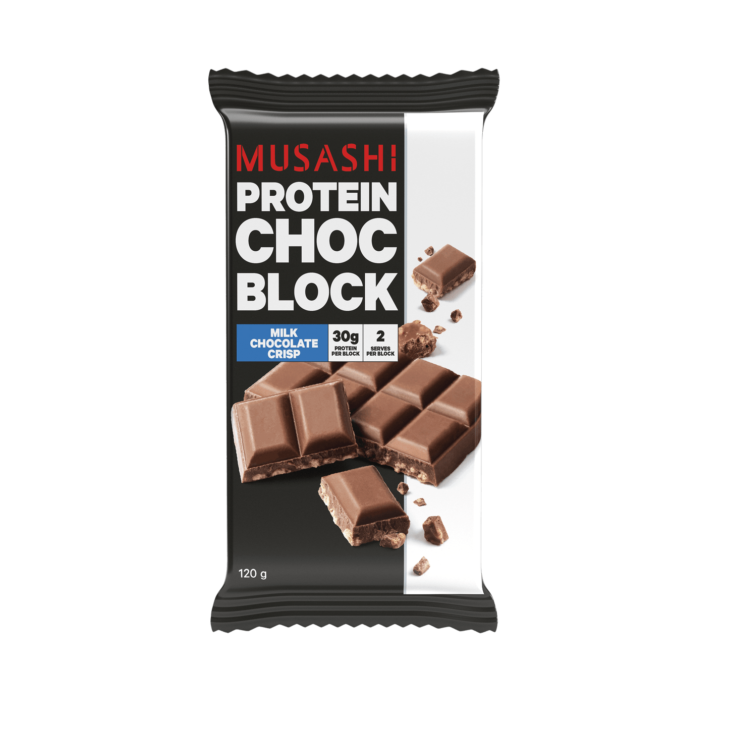 Musashi Protein Chocolate Block (120g)