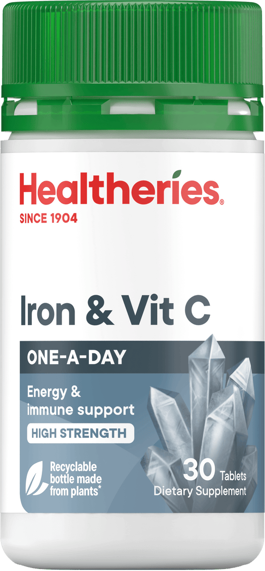 Healtheries Iron & Vitamin C (30 Capsules)