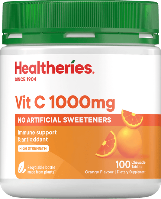 Healtheries Vit C 1000mg (100 Capsules)