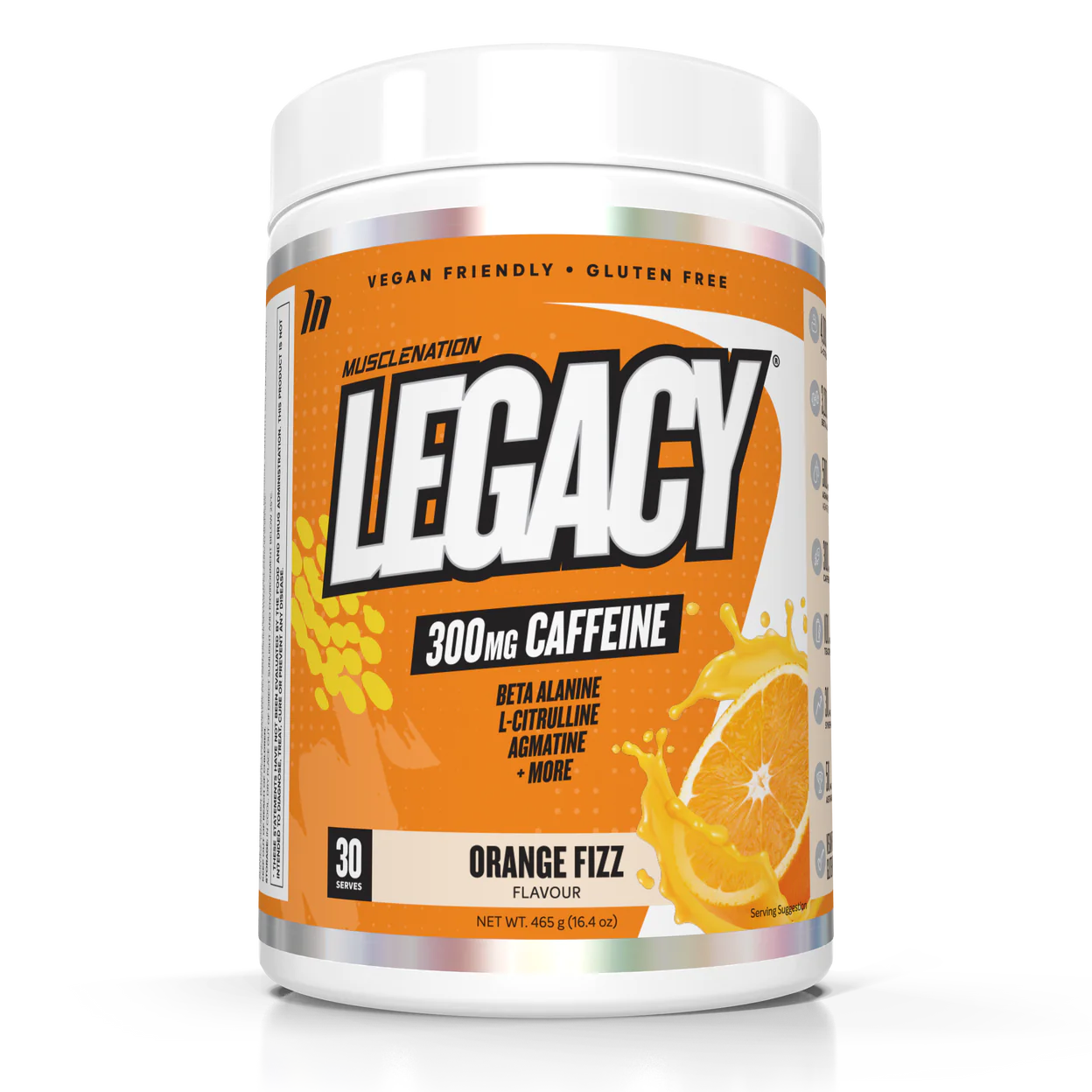 MUSCLE NATION LEGACY PRE-WORKOUT (30 SERVES)