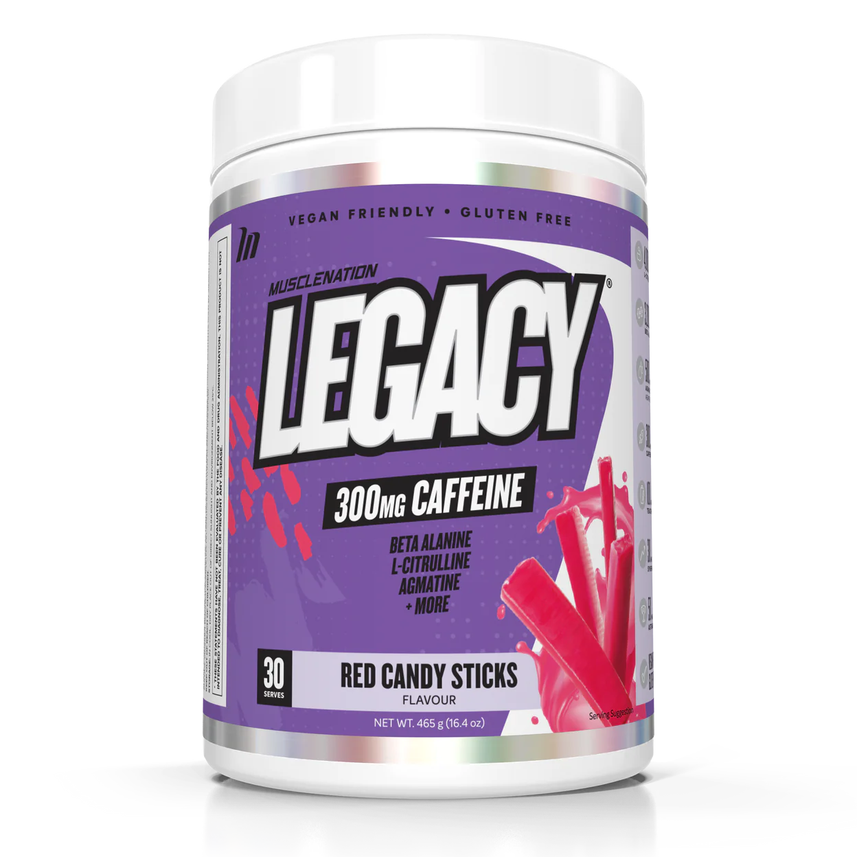 MUSCLE NATION LEGACY PRE-WORKOUT (30 SERVES)