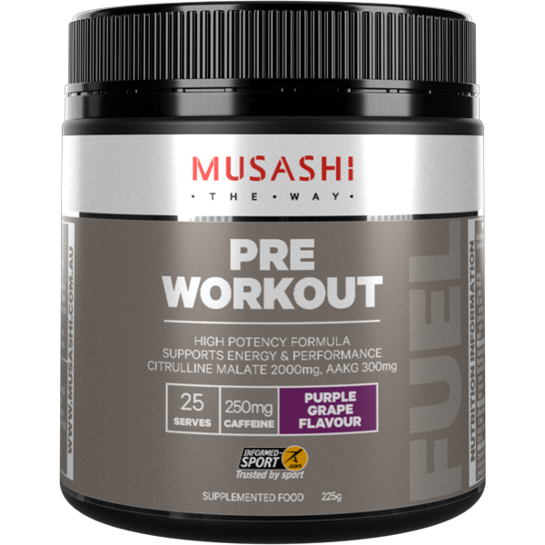 MUSASHI PRE-WORKOUT (225G)