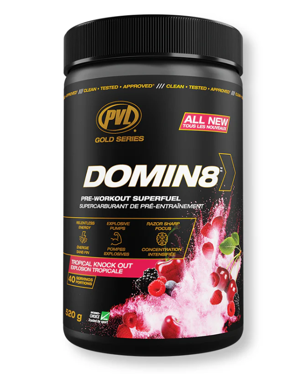 PVL Domin8 Pre-Workout (Gold Series) - 520g