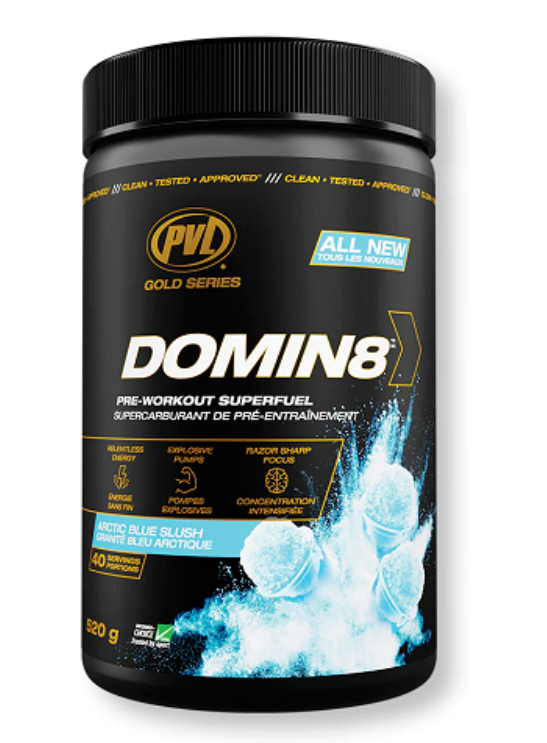 PVL Domin8 Pre-Workout (Gold Series) - 520g