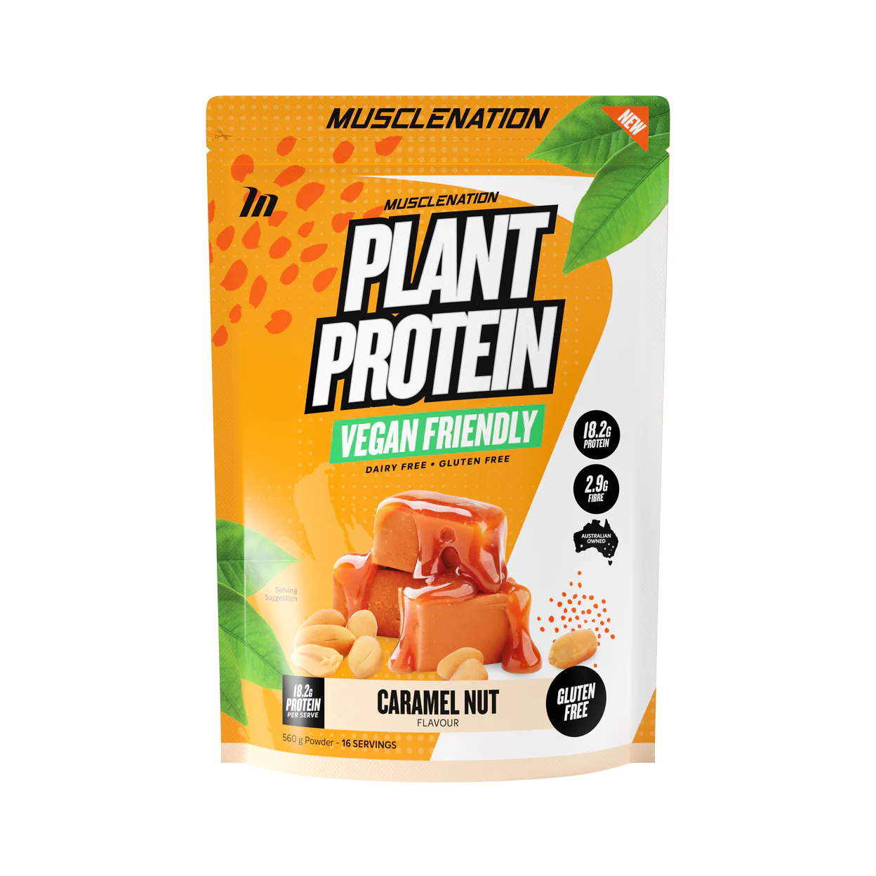 MUSCLE NATION 100% NATURAL PLANT BASED PROTEIN (16 SERVES)