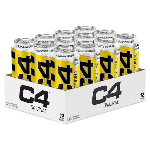 C4 Carbonated On-The-Go 475ml Cans(Pack of 12)