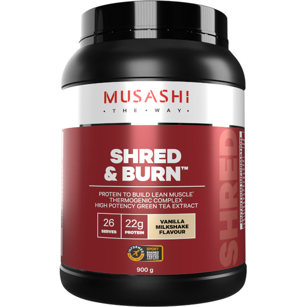 MUSASHI SHRED & BURN PROTEIN POWDER